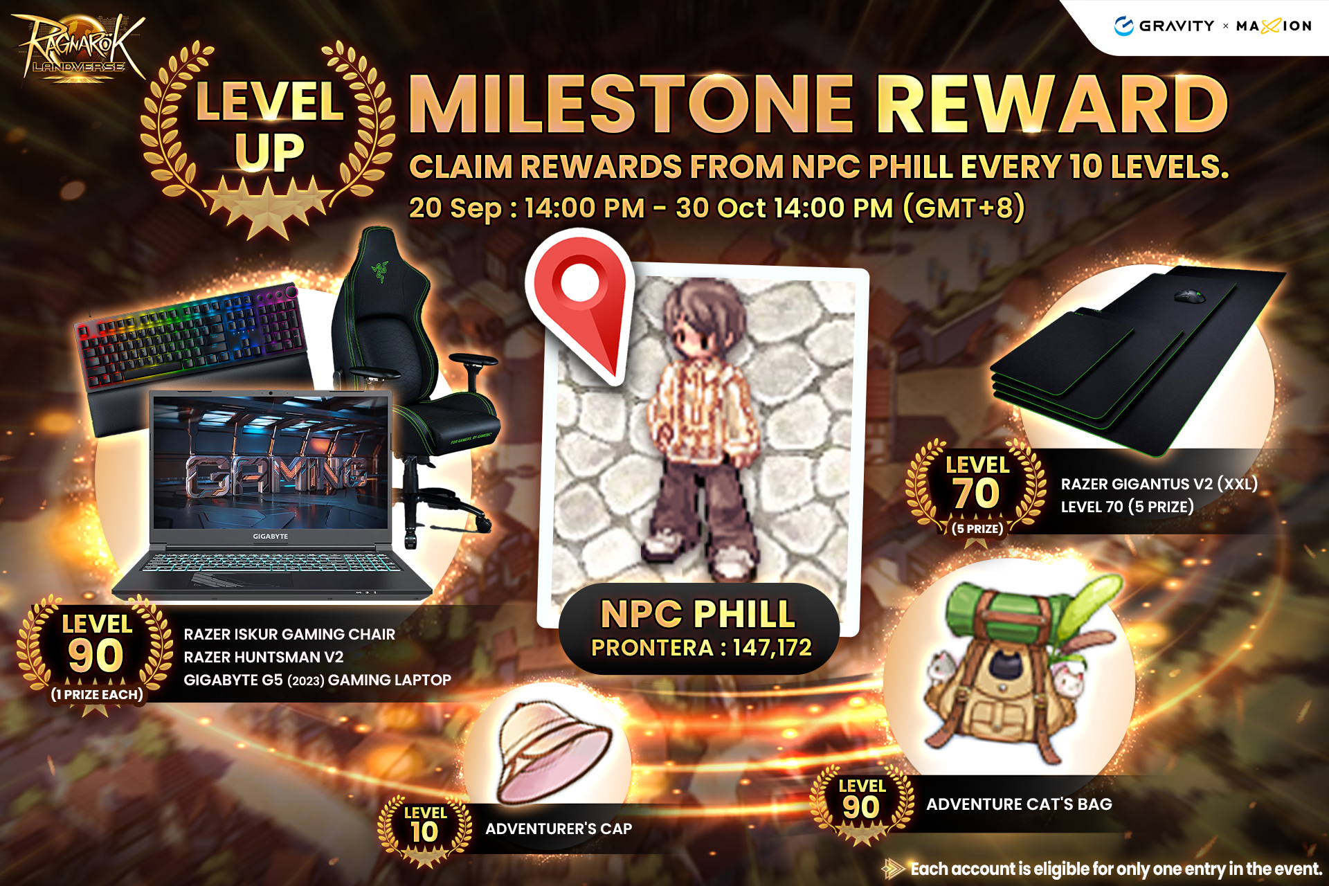 Grand Launch Level Up Milestone!