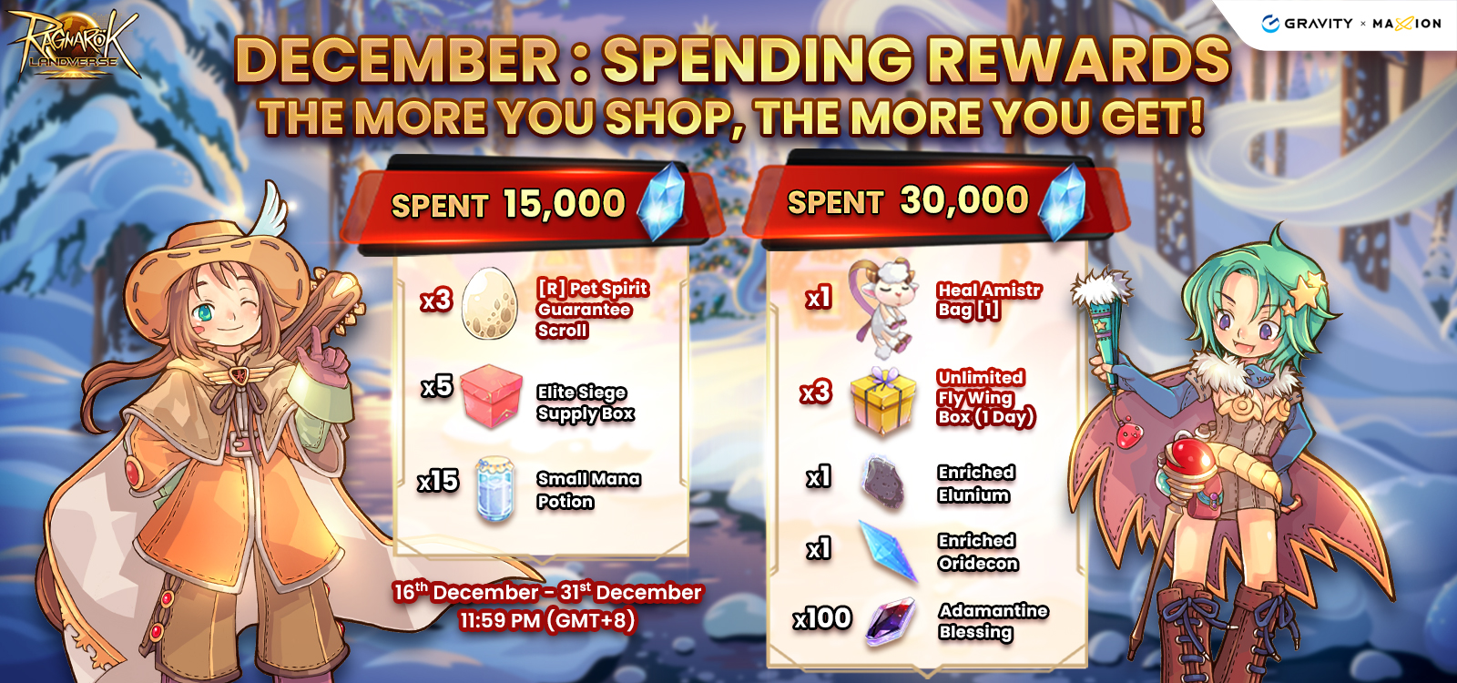 December Spending Rewards Event