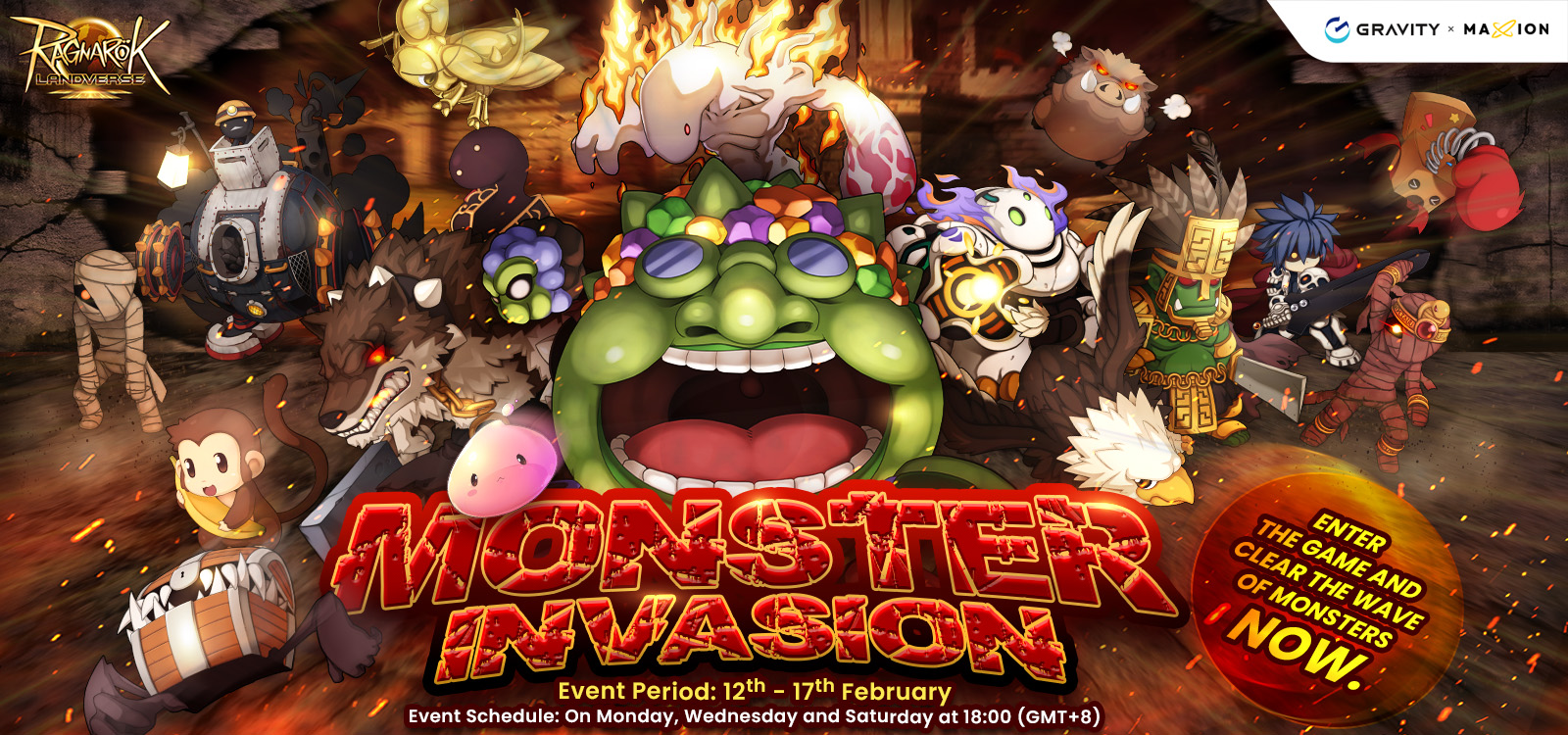 Ragnarok Landverse : New Event Monster Invasion