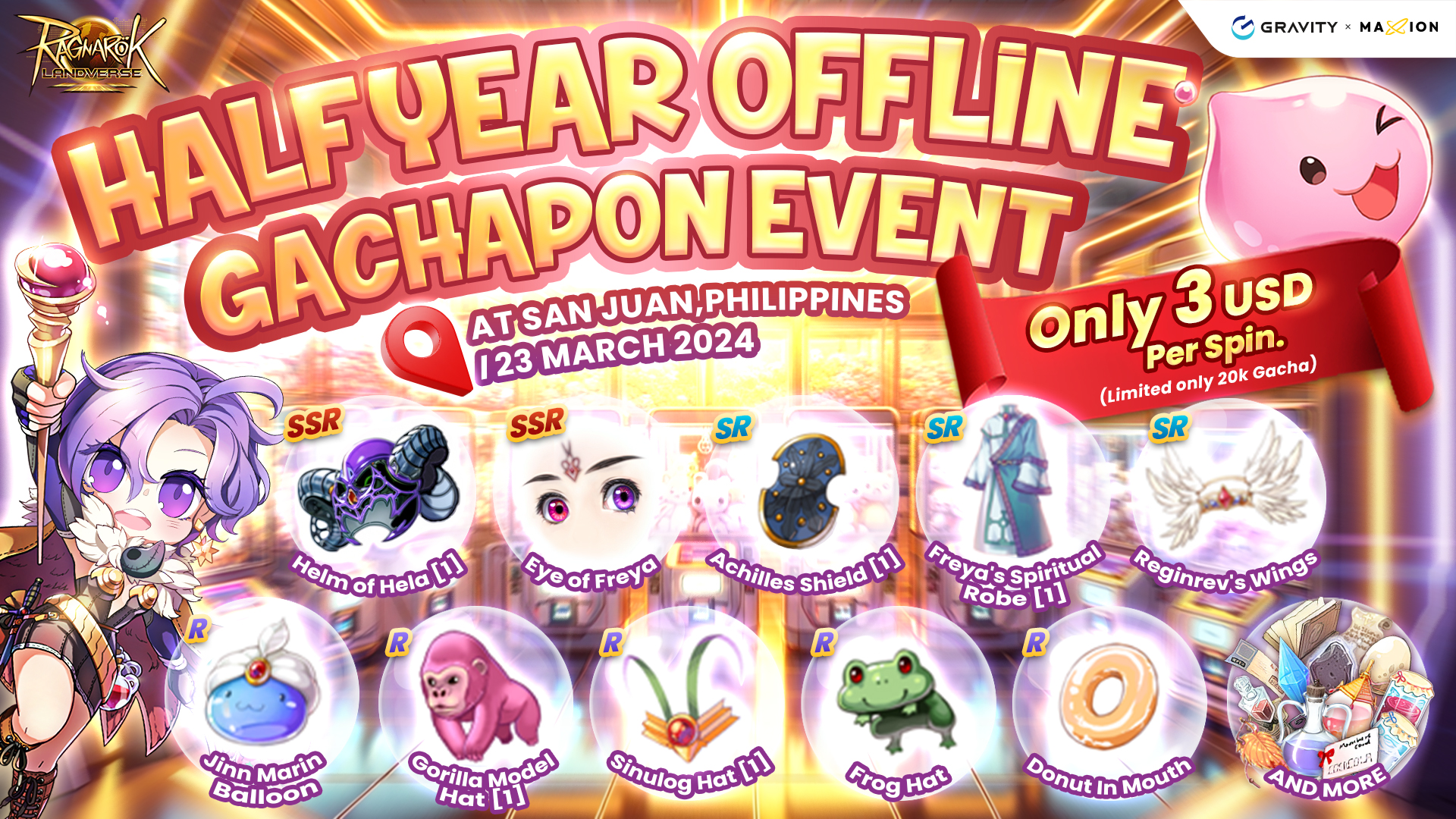 Ragnarok Landverse : Half-Year Offline Gachapon