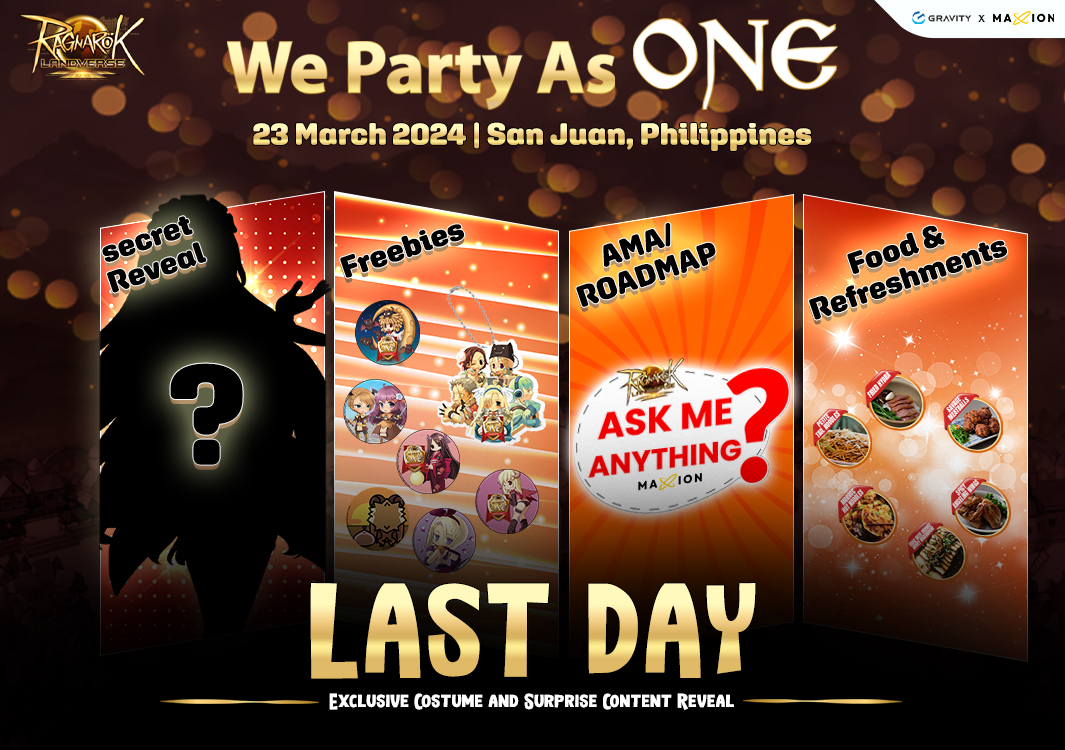 ONE Last Day to receive your EXCLUSIVE in-game costume and official merchandise!