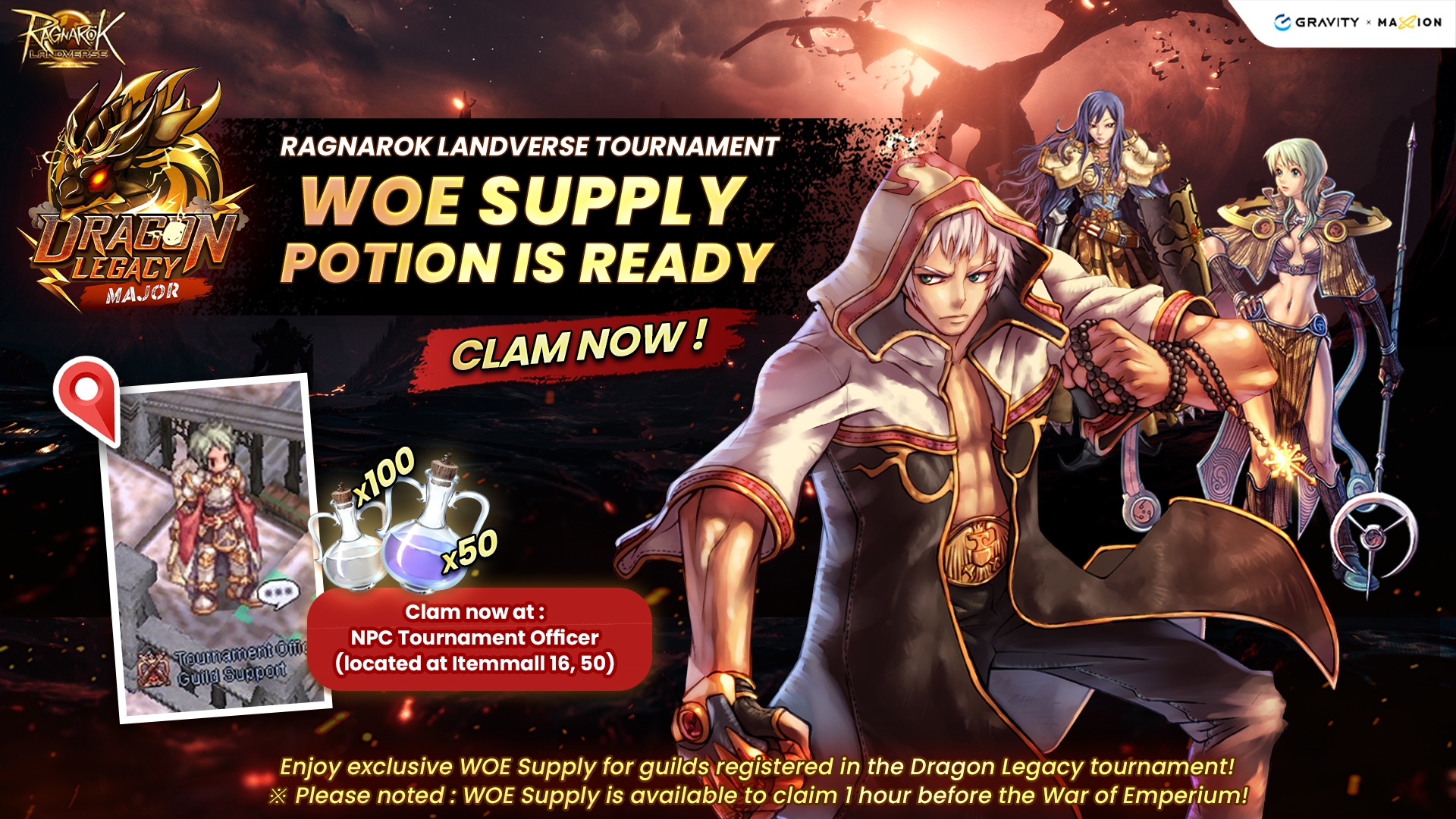 WOE Supply Drop! Gear up for Ragnarok Landverse Tournament Season 2!