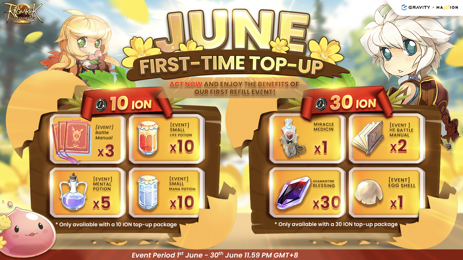 Ragnarok Landverse June First-Time Top-Up Event