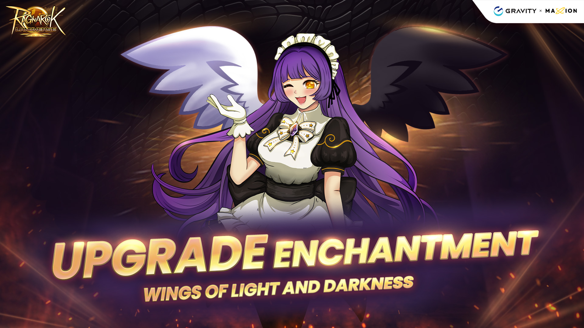 Ragnarok Landverse Wing of Light and Darkness Special Enchantment