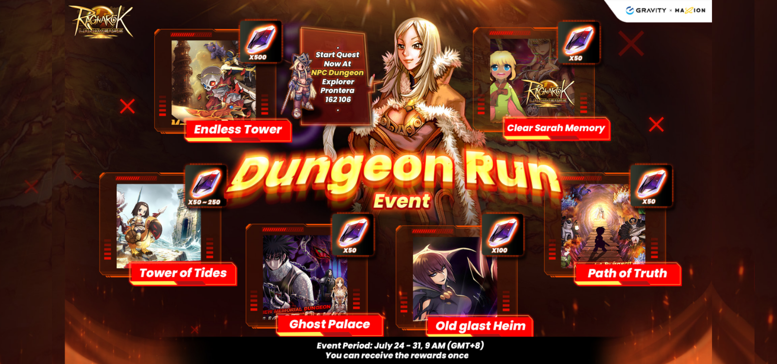 Ragnarok Landverse Dungeon Run Event