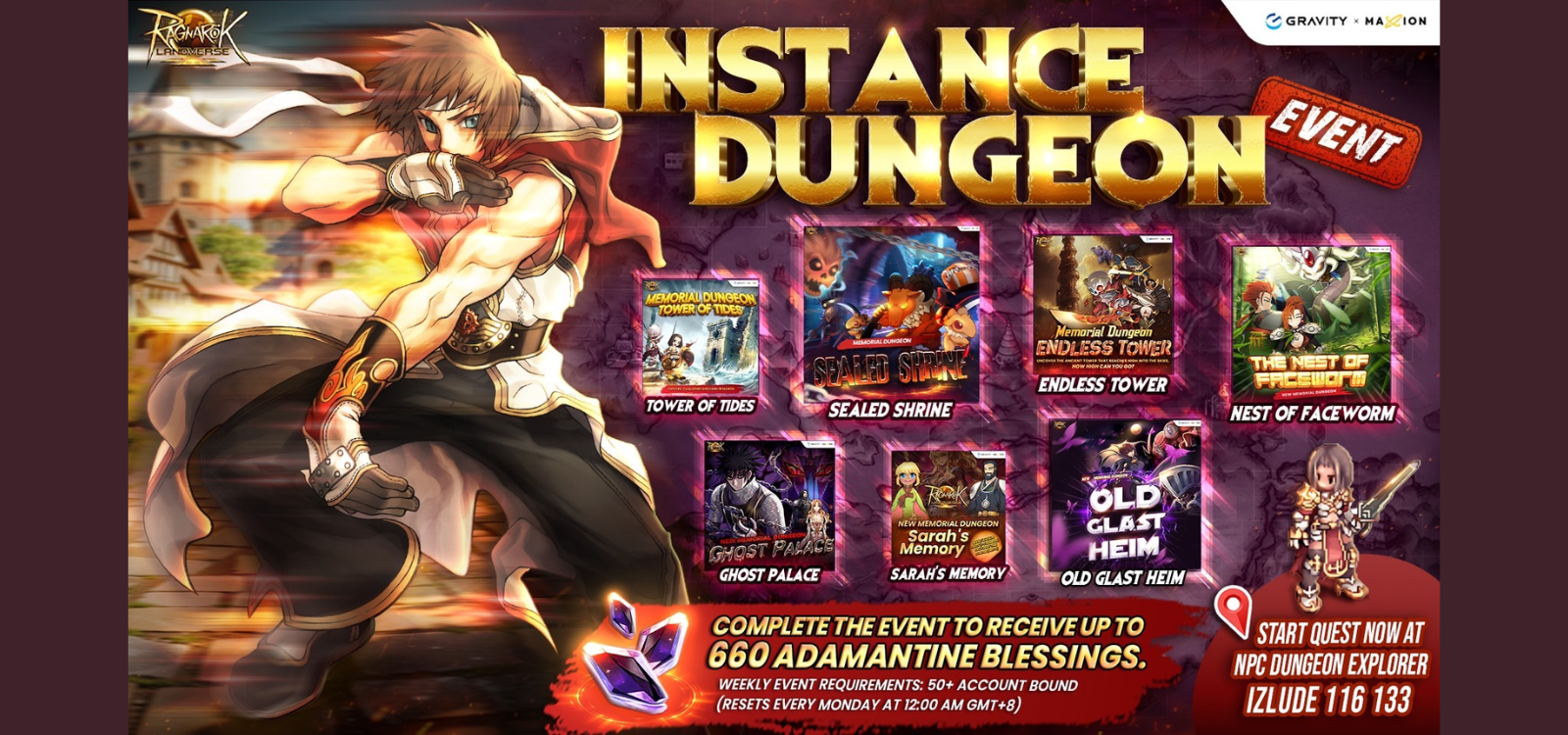 Ragnarok Online Landverse Instance Dungeon Reward